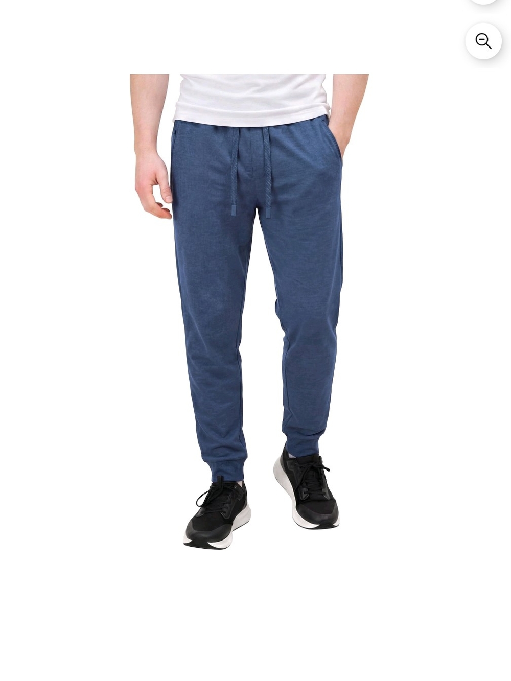 Men's Navy Drawstring Jogger Sweatpants